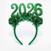 Serre-tête en plastique scintillant pour filles Gillian 2026, modèle GH004528, pour fête d'enfants, carnaval, Noël, décoration, vente chaude