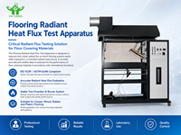 Appareil de test du flux de chaleur radiant pour revêtements de sol ISO 9239 ASTM E648 Testeur de flux radiant critique