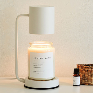 Nouveau chauffe-bougie électrique réglable en verre et métal pour aromathérapie, avec variateur d'intensité, design moderne pour une utilisation intérieure/extérieure - Product Image 1