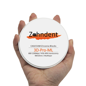 Blocco di zirconio naturale e bello, multistrato 3D-Pro-ML con resistenza 800Mpa-1200Mpa - Product Image 4