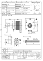 Motor Stepper Hybrid Kaifull NEMA 17 1.8 Derajat 26N.cm 1.5A 2-Fase Poros 8mm Ball Screw Lead 2mm Stroke 102mm Nut Stopper 3D