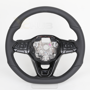 Volant R-Line avec bouton CNCL pour Volkswagen VW Golf <span class=keywords><strong>8</strong></span> MK8 R 5 6 7 MK5 MK6 MK7 Polo GTI Scirocco Jetta Passat CC B7 B8 - Product Image 1