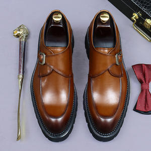 Chaussures Oxford en cuir véritable pour homme de style italien haut de gamme, lacées, faites à la main, pour le bureau et la carrière, antidérapantes, respirantes, intemporelles - Product Image 3