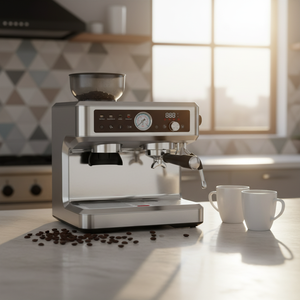 Máquina de café espresso eléctrica atómica Bean-to-Cup con carcasa de acero inoxidable Molinillo de frijoles incorporado Espumador de leche Restaurantes - Product Image 2