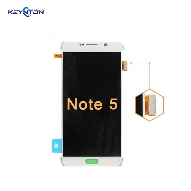 Original Super AMOLED Mobile Phone LCD for Samsung Galaxy Note 5 N9200 N920A N920F Display Screen With Digitizer