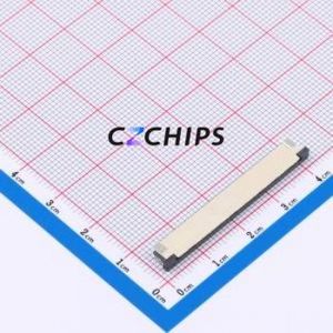 <b>FPC</b>-1.0AS-34PWCR-H25 FFC/<b>FPC</b> Connector SMD,P=1mm,Horizontal Mount Connector Drawer Type Top Contact 34P 1mm - Product Image 1