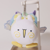 Porte-clés en peluche personnalisé OEM, pendentif en peluche en forme de dessin animé, impression par sublimation personnalisée, anneau porte-clés