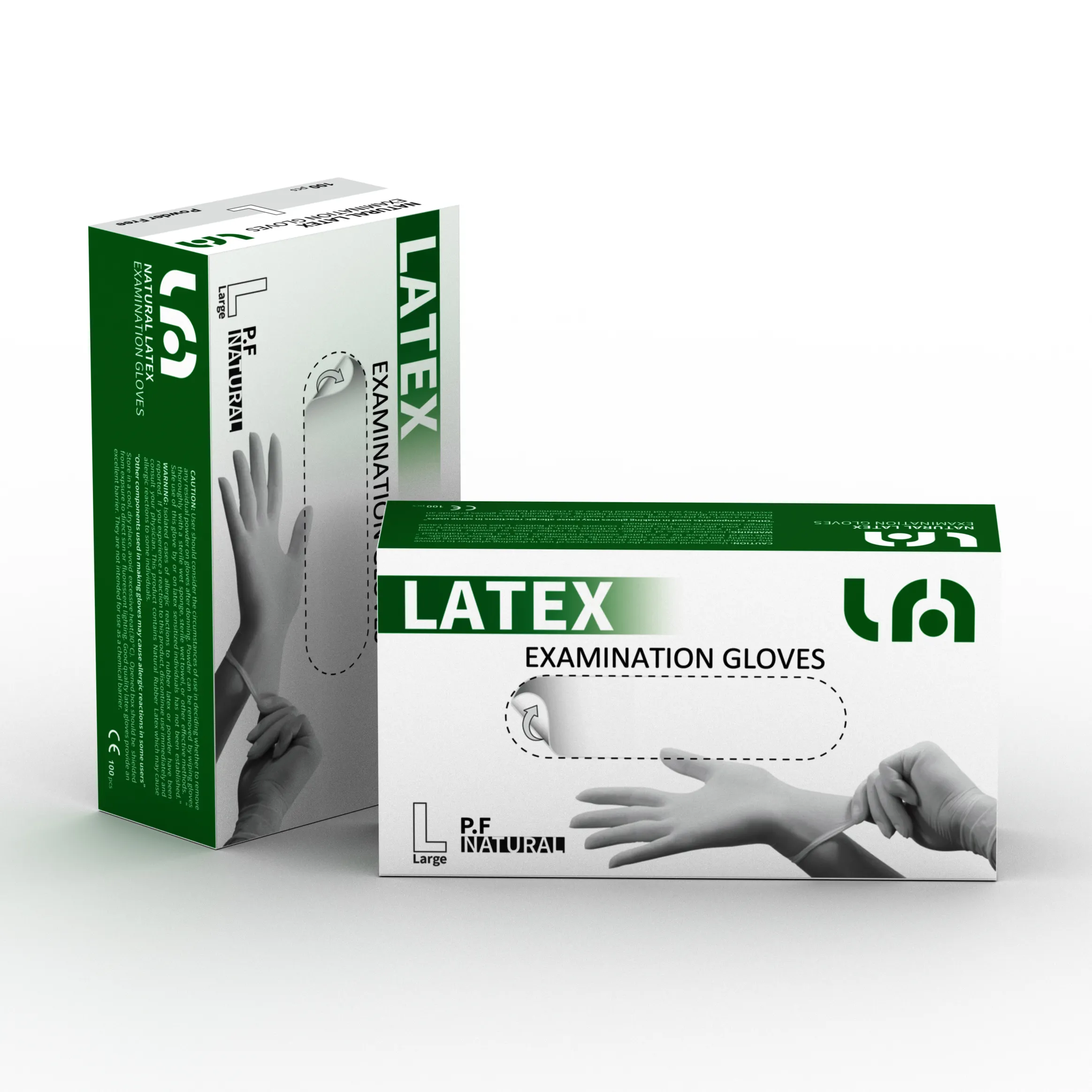 guante latex examination glov latex powder free guantes de latex dental