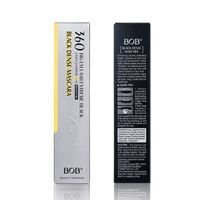 Crème pour cils noire comme du charbon de bois, résistante à l'eau, anti-bavures, allongeante, recourbante, maquillage longue durée