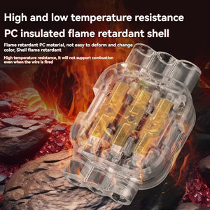 Connecteur de câble LED/<span class=keywords><strong>RGB</strong></span> étanche IP68 en PC transparent avec gel de scellement pour usage extérieur 3-3 broches/2-2 broches/1-2 broches/1-3 broches - Product Image 5