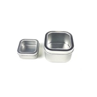 Boîte en fer blanc rectangulaire personnalisée avec couvercle hermétique, vente chaude d'usine, emballage pour bonbons et chocolats
