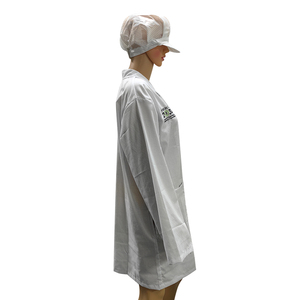 ALLESD安全ポリエステル作業制服クリーンルームスーツ<span class=keywords><strong>ESD</strong></span>スモック帯電防止作業服 - Product Image 4
