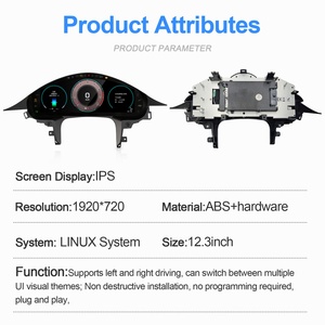 Navihua Virtual Cockpit Digital Instrument Panel LCD Dashboard Cluster <b>for</b> Porsche Panamera 2010-2016 - Product Image 6