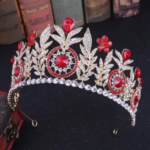 Holesale-coronas de belleza para reina irls, ridal Iara, decoración