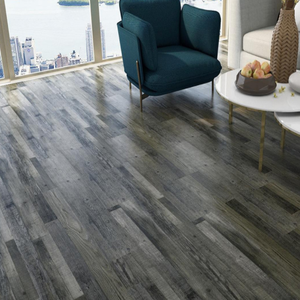 Revêtement de sol en vinyle SPC à pose facile par clic, aspect bois, <span class=keywords><strong>parquet</strong></span> texturé, dalles SPC, plancher <span class=keywords><strong>stratifié</strong></span> PVC pour décoration intérieure - Product Image 1