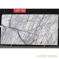 Grande dalle de marbre blanc naturel Cammy Stone Milas Lilac White pour carrelage de sol, escalier, comptoir de cuisine, meubles de salle de bain