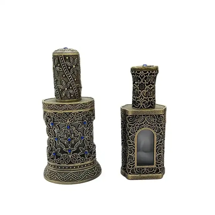 25 Ml Legering Oppervlak Midden-Oosten Egypte Dubai Vintage Stijl Decoratieve Ouderwetse Parfumfles