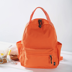 Dropshipping Products 2026 | <b>Black</b> Grid <b>Waterproof</b> Polyester <b>Backpack</b>, Large Capacity Multi Pocket Casual <b>Backpack</b> - Product Image 1