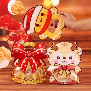 PET/CPP Noël Impression personnalisée Mignon Refermable Irrégulier En Plastique Fermeture Éclair <span class=keywords><strong>D</strong></span>écoupé Odeur Preuve Mylar Sac De Forme Spéciale Sac - Product Image 3