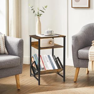 Suporte para Discos de Vinil, Mesa para Toca-discos, Armazenamento de Vinil para até 65 Álbuns, Mesa para Toca-discos, Prateleira para Discos - Product Image 3