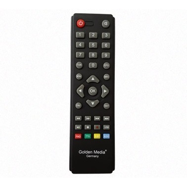 Universal New Replacement Remote Control Use for Golden Media GM8060 S-BOX 980 CRCI Mania 3 HD LCD LED TV Controller