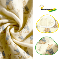 Bavoirs pour nouveau-nés Puresun, 100% coton biologique, bouton, écologiques, antibactériens, motif de Pâques imprimé, bavoirs en mousseline douce pour la salive