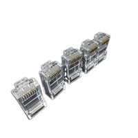 Kabel jaringan 3U konektor steker Modular kawat bahan Pc jaringan 6 Cat7 Utp Rj45 8P8C