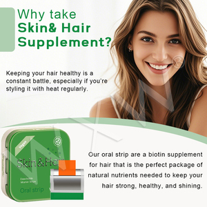 แถบไบโอตินและคอลลาเจนแตงโมปรับแต่งได้ตามต้องการรองรับการเจริญเติบโตของเส้นผมและแถบบำรุงเส้นผม - Product Image 5