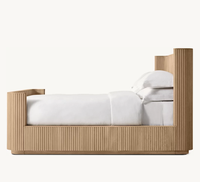 Ensemble de meubles de chambre à coucher Offre Spéciale panneau lit abri lit pied de lit ensembles de meubles d'intérieur décor de salon tissu table de chevet hôtel