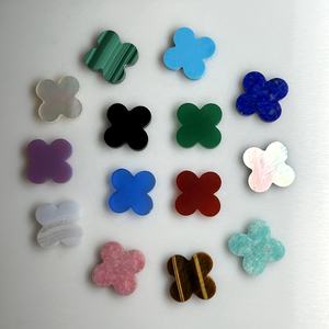 Gelang Batu Akik Alami Ukuran 13X13mm, Batu Mata Harimau, Malakit, Batu Semanggi Empat Daun dari Dubai Wholesale - Product Image 6