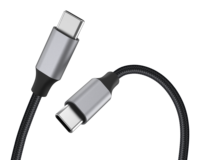Kabel Pengisian Cepat Tipe C 100W Grosir, Kabel Data USB C Berbahan Nilon Kepang dan Aluminium Alloy untuk Ponsel dan Notebook