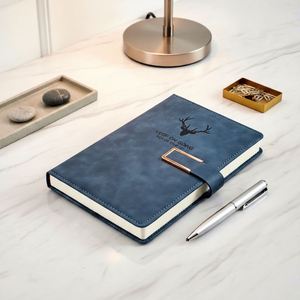 Pu Leather Writing Journalv360 Pages Meeting Gift Set Customizable logo <b>Notebooks</b> for Men and Women - Product Image 5