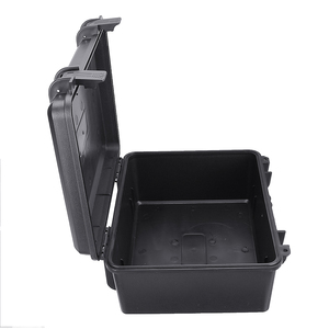 GD5022 Small Black Hard Plastic Travel Suitcase Waterproof Shockproof <strong>Carrying</strong> <strong>case</strong> Toolbox - Product Image 4