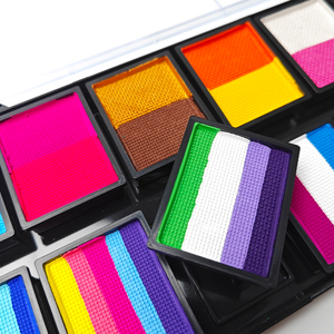 مجموعة مكياج احترافية جديدة رائجة غير سامة 120 جرام طلاء وجه احترافي مائي - Product Image 4