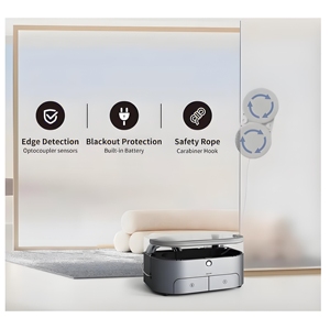 <span class=keywords><strong>Robot</strong></span> nettoyeur de vitres universel amélioré, modèle AI, pour murs en verre, miroirs, carreaux, <span class=keywords><strong>robot</strong></span> de nettoyage de vitres automatisé pour la maison - Product Image 4
