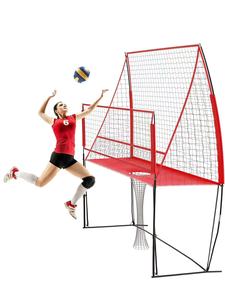 Soporte de Acero Portátil Ajustable 3 en 1, Equipo de Entrenamiento Duradero para Voleibol, Tenis y Bádminton en Interiores/Exteriores, Multideportivo, 11x8 pies - Product Image 4