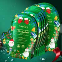 SADOER OEM Kerst Handmasker Hydraterende Handverzorgingshandschoenen Feestdagen Geschenkdoos Private Label Huidverzorgingsproducten Groothandel