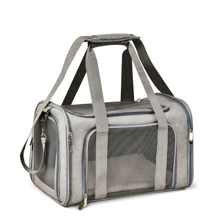 Wholesale Soft Handbag Pet Carriers Portable Collapsible Dog Bag Outdoor Travel Pet Dog Carrier Handbag
