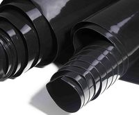 Vente Chaude en Gros Bâche PE Noire Enduite Imperméable 20x20 pieds 28 mil pour Bassins à Poissons Koi et Jardins Aquatiques