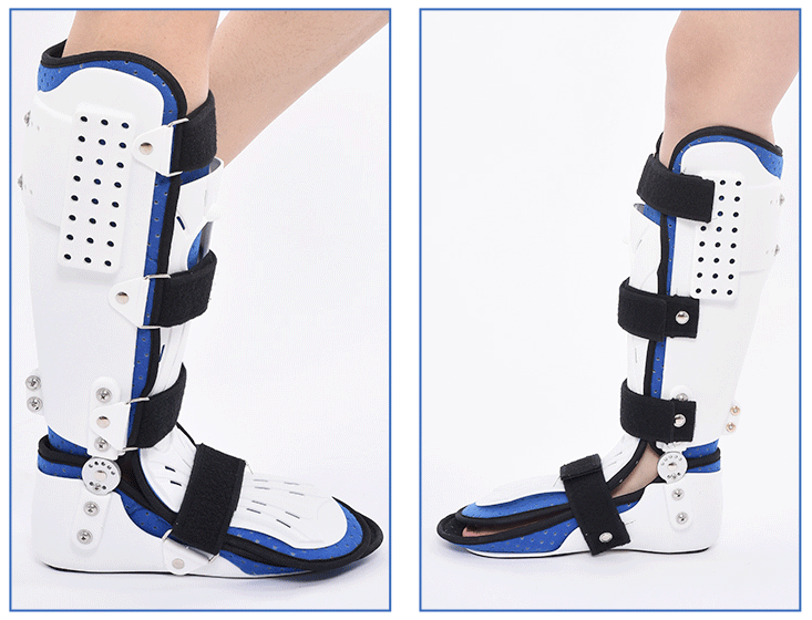 Angle adjustable ankle joint fixed support bracket calf ankle foot fracture sprain protector foot support