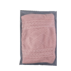 Sac de shopping en gros avec fermeture éclair, en PVC/PE, réutilisable, thermosoudé, personnalisable avec logo, pour l'expédition de vêtements et de sous-vêtements - Product Image 4
