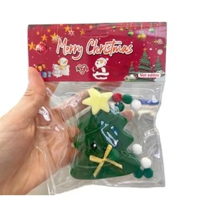 Juguete Antiestrés de TPR con Forma de Árbol Verde de Subida Lenta, Nuevo Estilo Navideño, Juguetes Blandos Taba Squishy para Niños, Regalo - Product Image 3