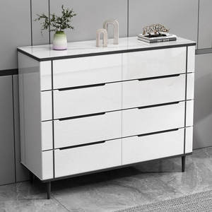 ארון שילוב עיצובים לבנים מינימליסטי - Product Image 5