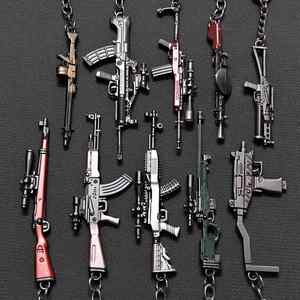 Portachiavi in lega modello pistola AK47 <span class=keywords><strong>Desert</strong></span> <span class=keywords><strong>Eagle</strong></span>, piccolo ciondolo da 6 cm, accessorio a tema cartoni animati - Product Image 6