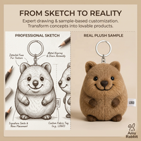 Porte-clés en peluche personnalisé de haute qualité, porte-clés en peluche de capybara de dessin animé, jouet en peluche super doux rembourré de coton PP, cadeau
