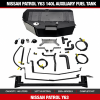 Tangki Bahan Bakar Tambahan Jarak Jauh Baru untuk Patrol Y63 3.5TT 138L/140L Paduan Aluminium 4x4 SUV