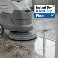 Nettoyeur de sols compact autoporté XD30, largeur de nettoyage 380 mm, alimenté par batterie 24V 45Ah, 1200 ㎡ Efficacité pour les cliniques dentaires