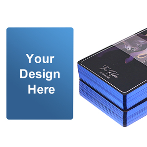 Nhà máy WJPC Trung Quốc khuyến mãi in logo vàng tùy chỉnh trên bài Tarot, bài Poker, bài chơi bằng nhựa PVC - Product Image 5