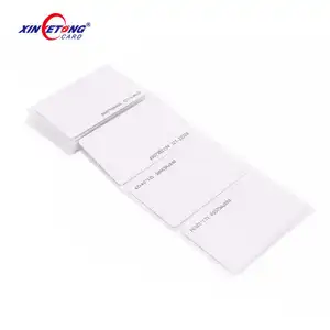 2024 H10301 RFID Proximity Card Blank White Number Printing ,Data Encoding