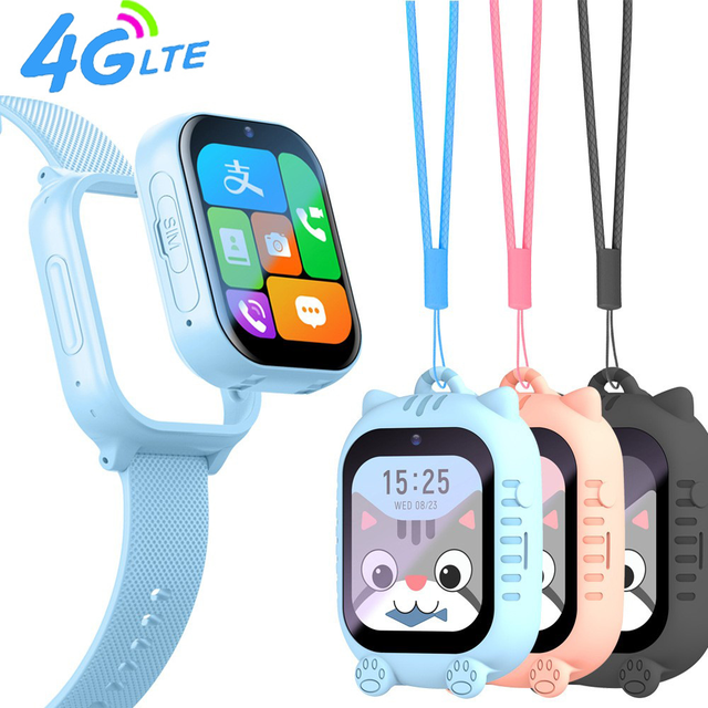 K26 New 2023 4G GPS Smart Watch Kids Smart Watch Hot-sale 700mAh 1.83inch Video Call GPS Tracker Voice Chat Smartwatch